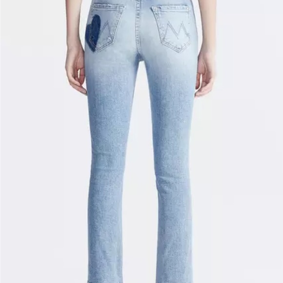 Straight women leg jeans with side heart shaped | S - Picture 2 of 9